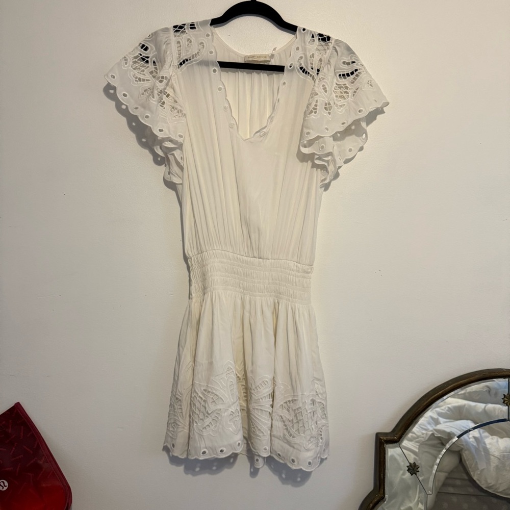 Ramy Brook Womens Rochelle Dress White size small